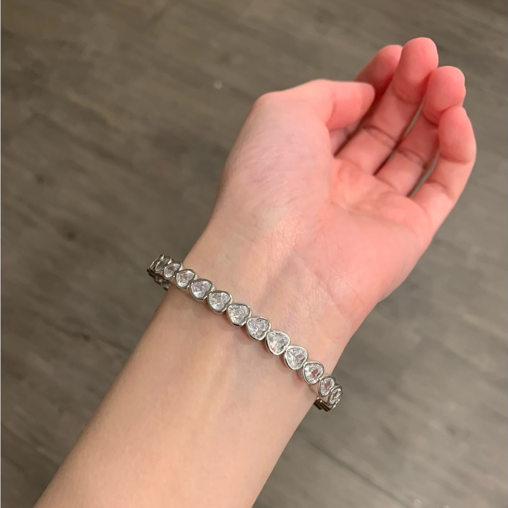 Silver Heart Bracelet